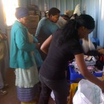 Sanazu helping ladies choose their clothes