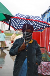 Lady in the rain