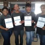 Wesbank volunteers certificates