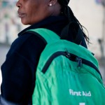 Carer with Backpack